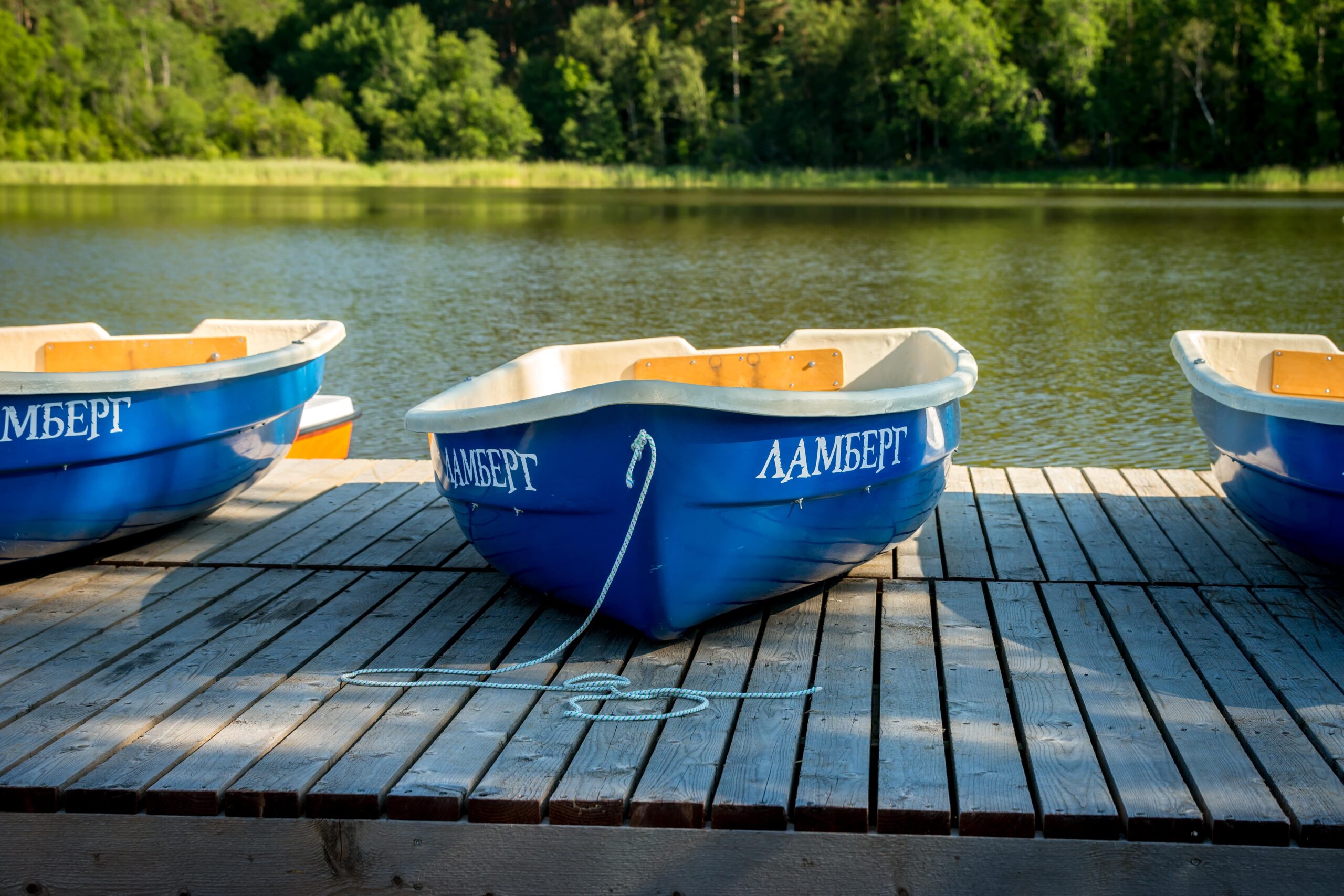 Прокат весельных лодок